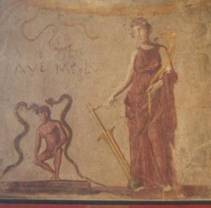 Isis Fortuna from the Temple of Isis, Pompeii