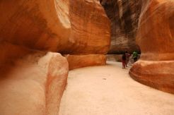 The "Siq" is the passageway by which modern visitors usually enter the ruins of Petra