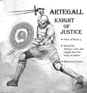 Artegall from a graphic novel